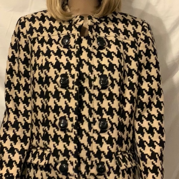 Sigrid Olsen Wool Houndstooth Coat. - Picture 12 of 15